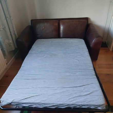 Photo of free Leather sofa bed (Littlehampton BN17 6) #2