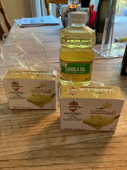 Photo of free Vanilla Instant Pudding, canola oil (Rt 7 & 286) #1