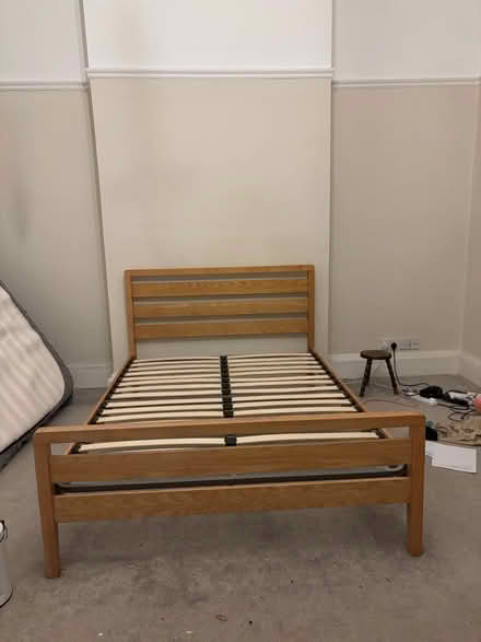 Photo of free Wooden double bed (Putney SW15) #1