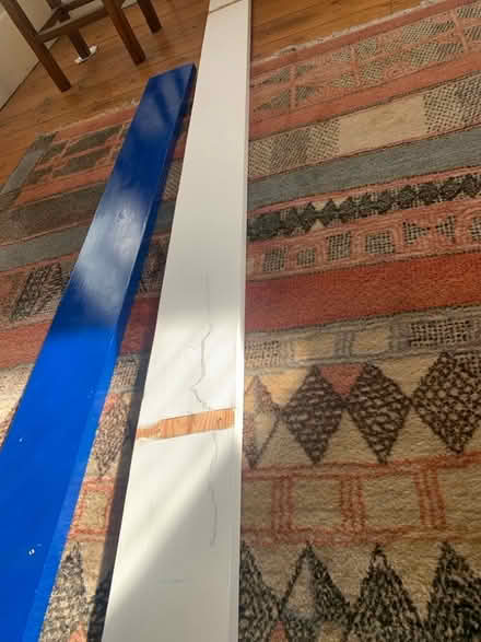 Photo of free 2 painted planks! (Queen's Park BN2) #2