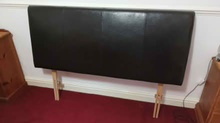 Photo of free Black fake leather double headboard (South reading RG2) #1