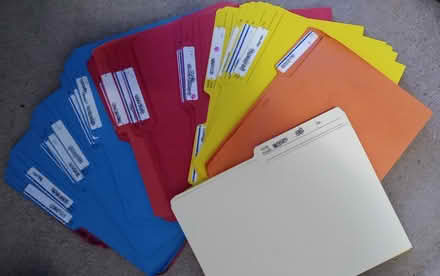Photo of free file folders (Bayshore) #1