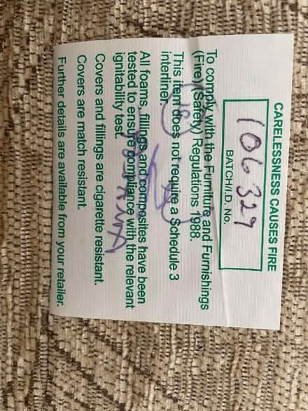 Photo of free Two seater sofa and chair (Lexden CO3) #3