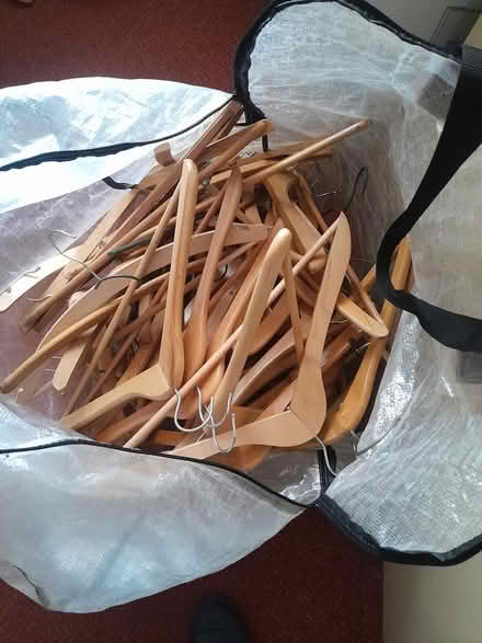 Photo of free Wooden hangers (Stoke Newington N16) #1