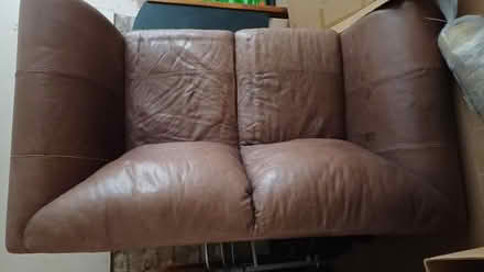 Photo of free 2 seater and 3 seater leather sofas (Taunton Fairwater District Ward TA1) #2