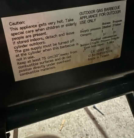 Photo of free Portable gas barbeque (Beckenham/bromley) #3