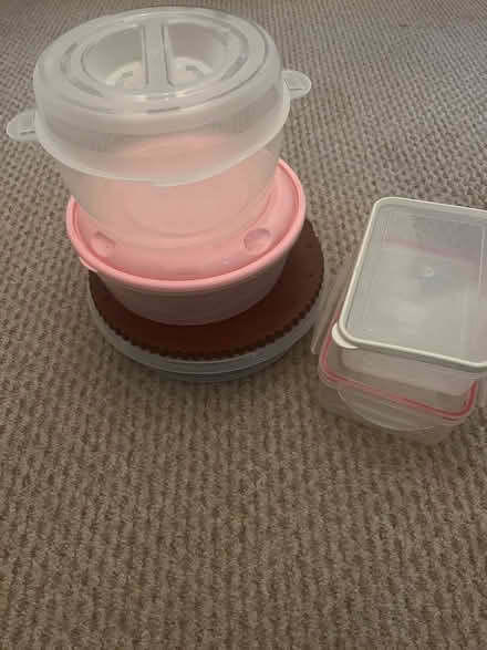 Photo of free Small plastic containers (CR7) #1