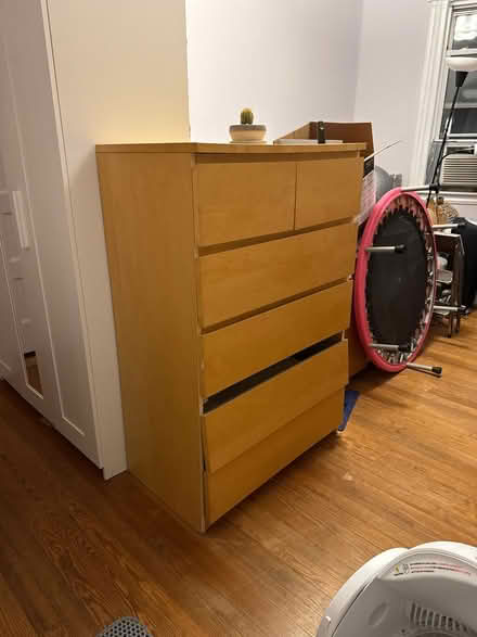 Photo of free IKEA Wood dresser 6 drawers (Cliffside Park) #1
