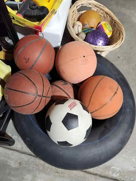 Photo of free Basketballs, Soccerballs, Innertube (SE Denver) #1