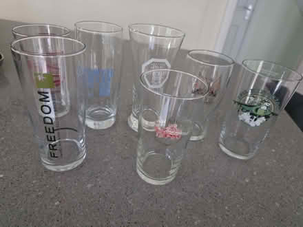 Photo of free Seven pint glasses (Skipton BD23) #1