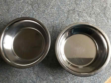 Photo of free Two stainless steel pet bowls (Eye) #2