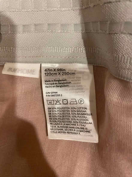 Photo of free H&M dusty pink sheer curtains x2 (Clapton E5) #3