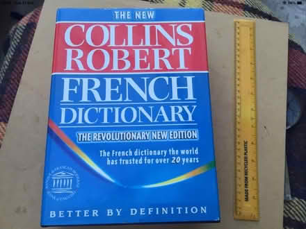 Photo of free Collins Robert French Dictionary. Hardback 2.7kg (Walderslade Bottom ME5) #1