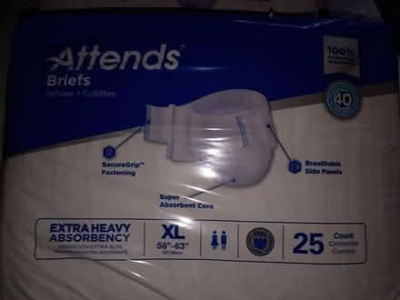 Photo of free Men's XL incontinence briefs (St Clair Shores) #2