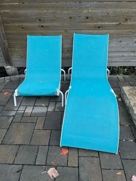 Photo of free 2 Stackable lounge chairs (K1H 5T8) #1