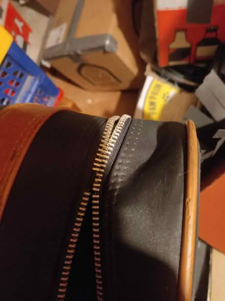 Photo of free Large vintage suitcase dodgy zip (Edinburgh EH20) #2