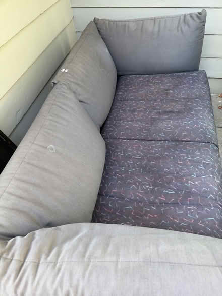 Photo of free Couch with removable arms and back (Berkeley border—near Telegraph) #1