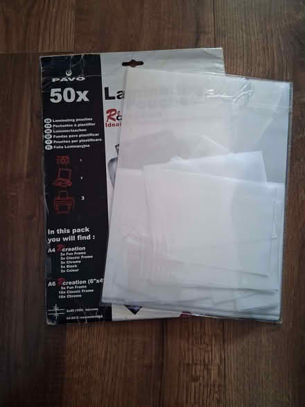 Photo of free Laminating Pouches (Hoddesdon EN11) #2