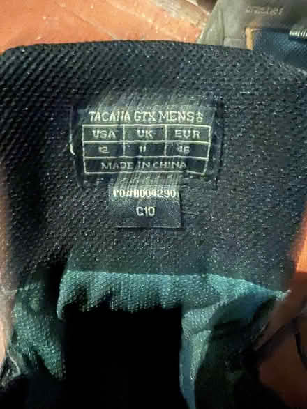 Photo of free Men’s walking boots UK size 11 (Sheffield Park TN22) #2