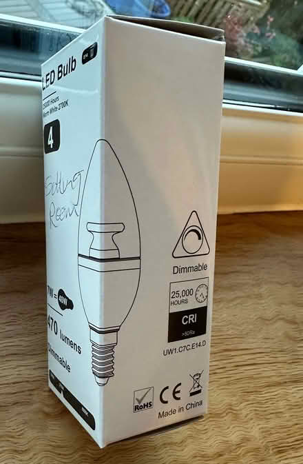 Photo of free Small screw cap candle light bulbs (Pontypridd CF37) #2
