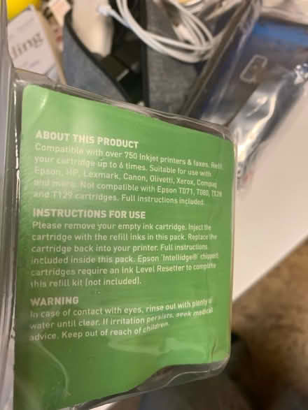 Photo of free Printer Ink Cartridge Refill Kits (Heaton NE6) #2