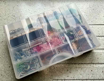 Photo of free Box of embroidery threads, used for bracelet making (Arborfield Garrison RG2) #1