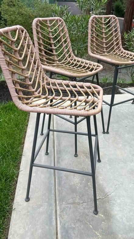 Photo of free Outdoor barstools (Santa Rosa, Wikiup) #1