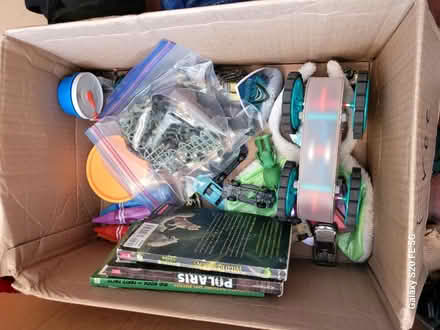 Photo of free Box if random toys (Aiken near Citizen's Park) #1