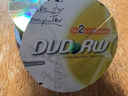 Photo of free DVD RW re-recordable discs (Brockley, Lewisham) #2