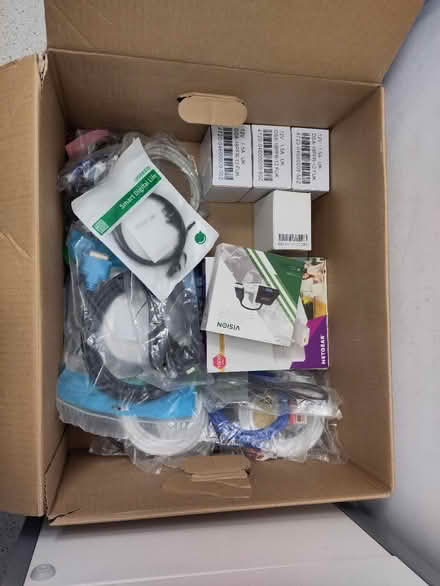 Photo of free Box of cables and power supplies (Maryhill G20) #1