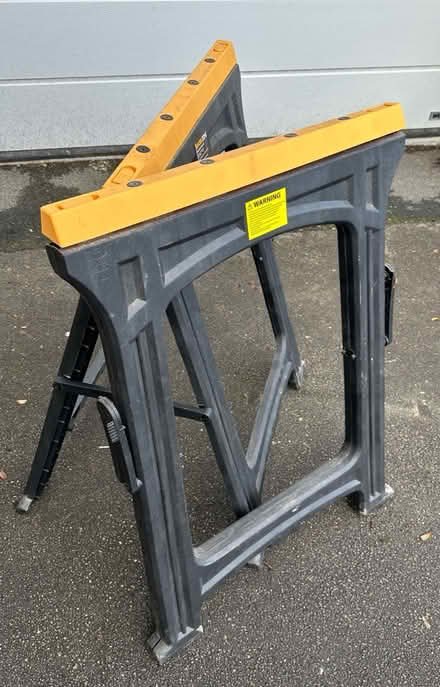 Photo of free Pair of trestles. Used (Bingley BD16) #2