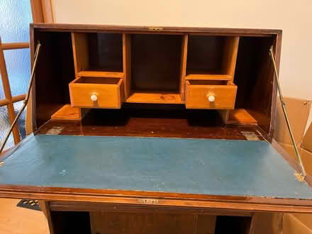 Photo of free Old wooden bureau (needs repair) (Blaby, Leicestershire LE8) #3