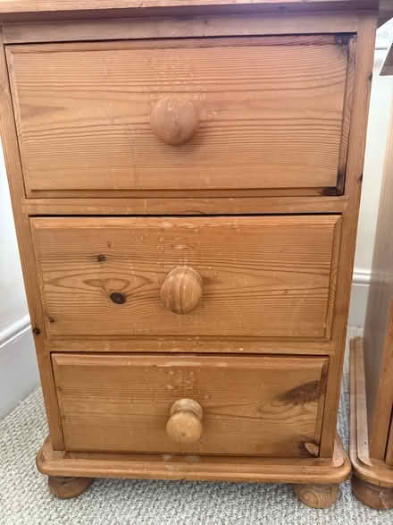 Photo of free Solid Pine Bedside Tables (CT13) #2