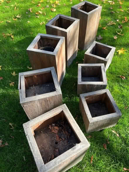 Photo of free Wooden plant pot holders (Clanfield OX18) #2