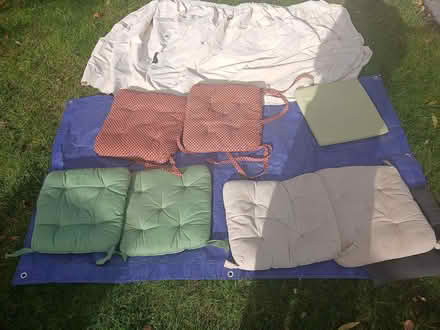 Photo of free 8 x Garden Furniture Cushions (Eastcote HA4) #1