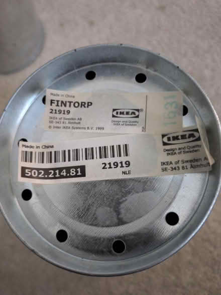 Photo of free 4 silver IKEA plant pots (RG4) #3