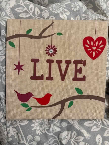 Photo of free Live Love Laugh canvas pictures (Carshalton) #2