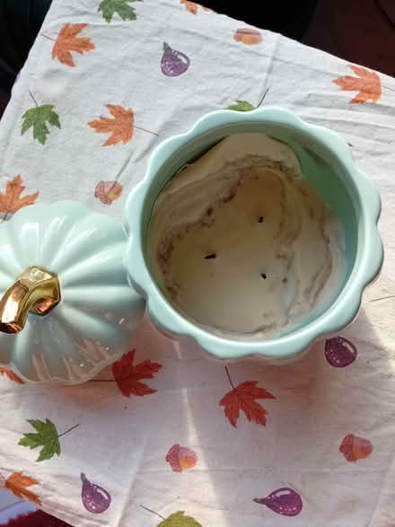 Photo of free Blue pumpkin candle (Vale LA1) #3