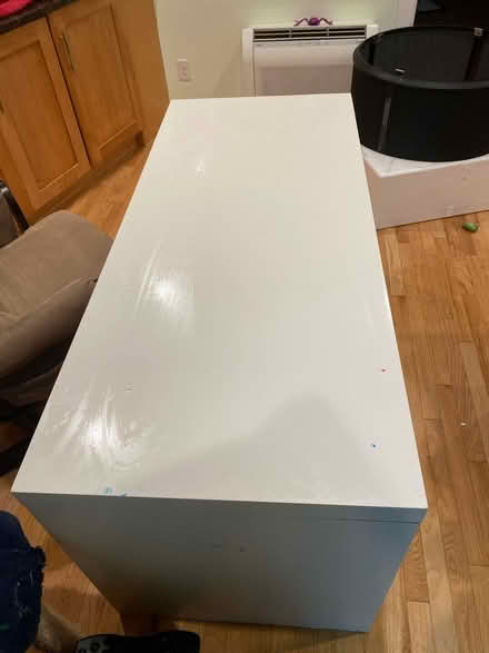 Photo of free White IKEA desk (Highland Avenue near hospital) #3