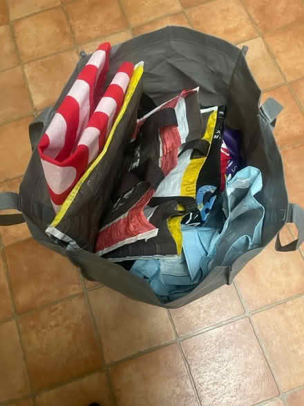 Photo of free A dozen reusable bags (02155) #1