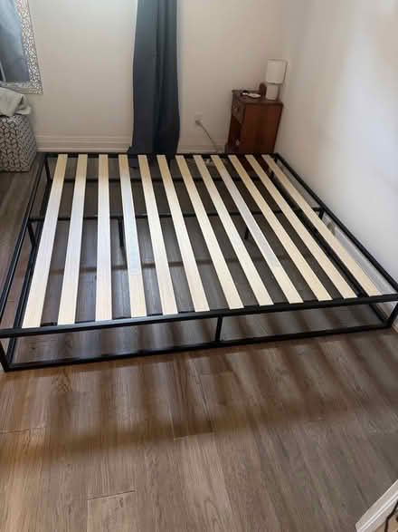 Photo of free King mattress and bed frame (between Clarkson/port credit) #1