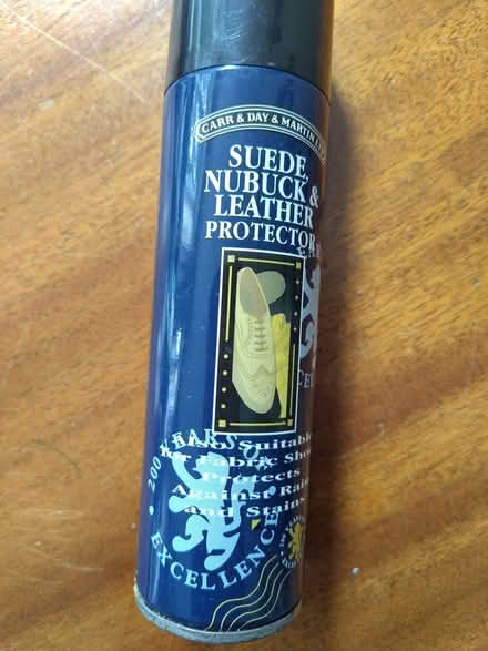 Photo of free Suede, nubuck and leather protector spray - half used (World's End RH15) #1