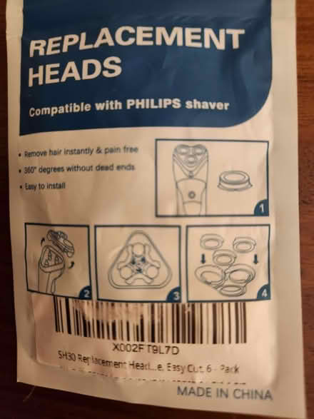 Photo of free 3 Philips Electric Razor heads (Wedgwood, Seattle, WA, US) #1