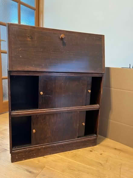Photo of free Old wooden bureau (needs repair) (Blaby, Leicestershire LE8) #2