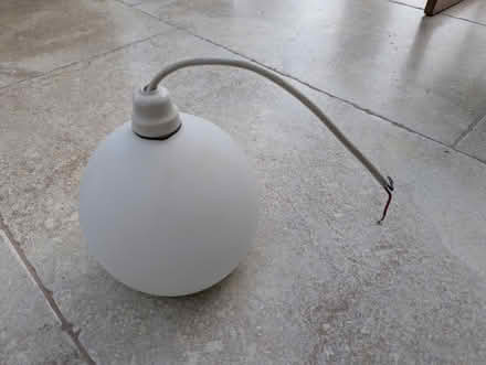 Photo of free Glass globe light fitting (Clitheroe BB7) #2