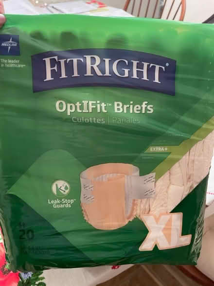 Photo of free Adult disposable briefs (West Billerica) #1