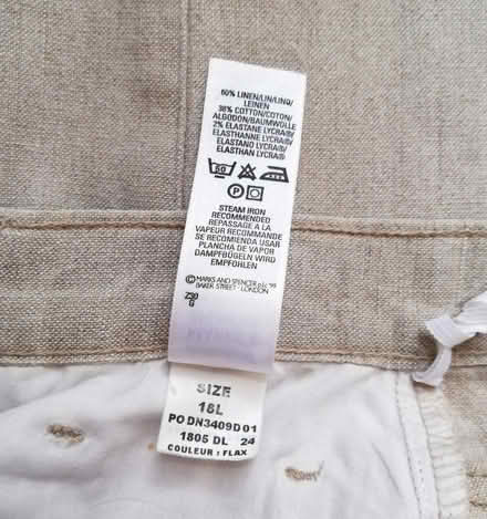 Photo of free Women's M&S Linen Trousers- size 18 (NW10) #3