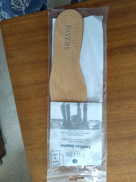Photo of free Leather insoles ladies size 4. Never worn. orn (World's End RH15) #1
