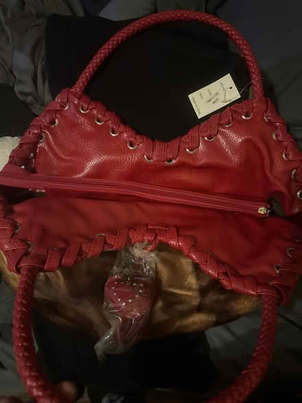 Photo of free Faux cow hide pattern bag (Stuyvesant Heights) #2