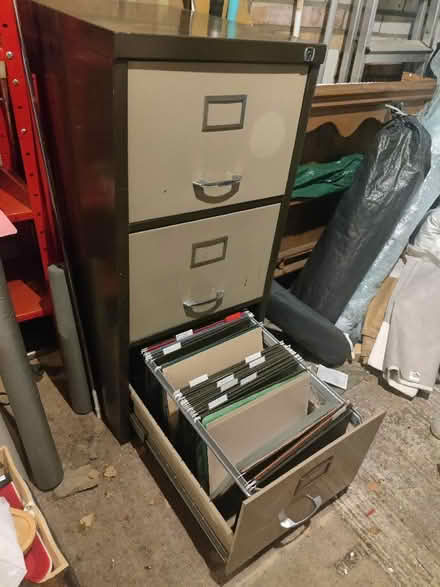 Photo of free 3 drawer filing cabinet (Church RG2) #2